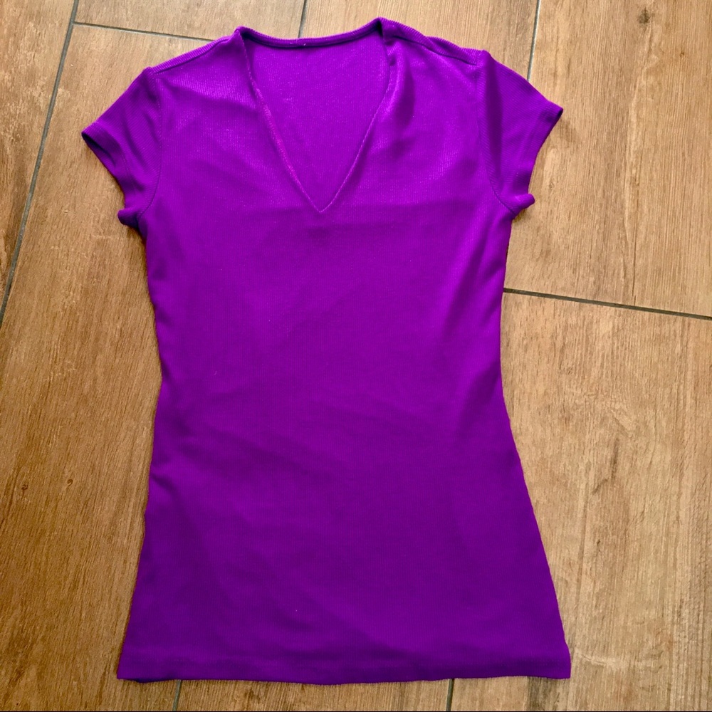 🦋2 for $13 INC Ribbed V Neck, S